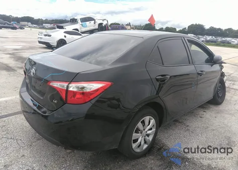 2016 Toyota Corolla Le from USA, damaged, VIN 2T1BURHE2GC699570